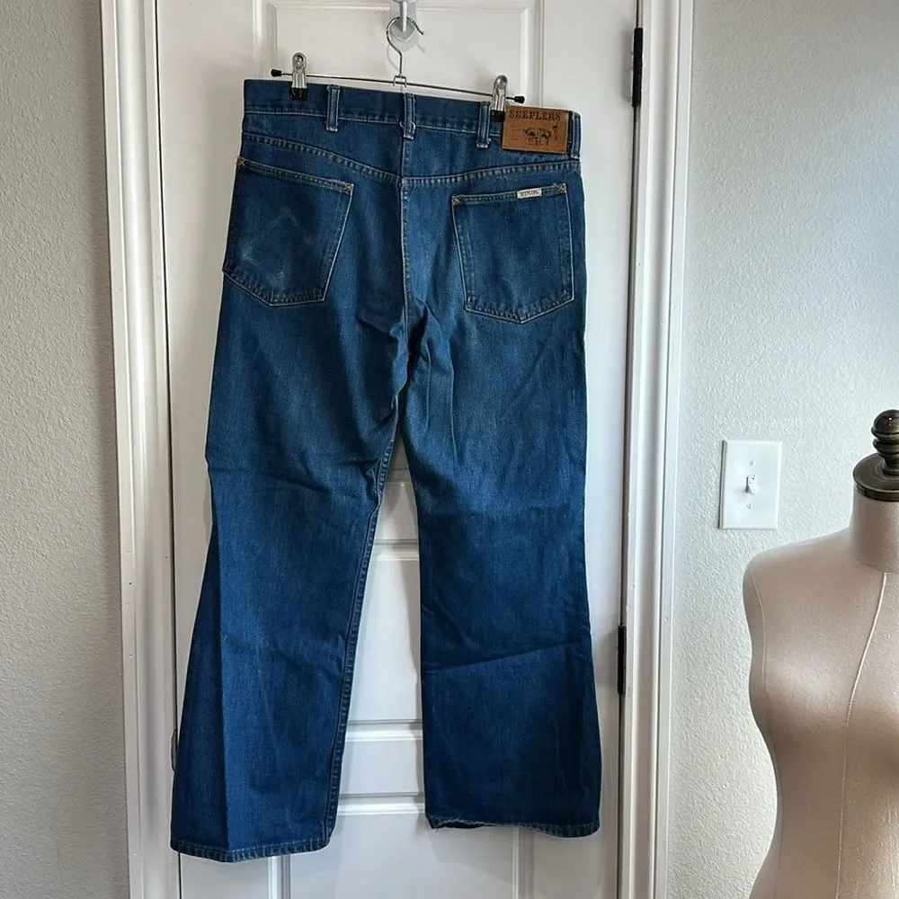 🤠 Sheplers Men’s Classic Blue Denim Jeans 32x27